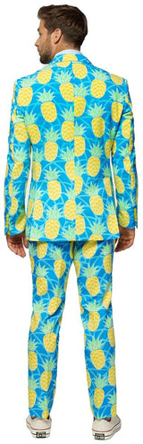 Vibrant OppoSuits Men's Shineapple Suit for Tropical Parties Events and Fun Celebrations