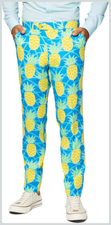 Vibrant OppoSuits Men's Shineapple Suit for Tropical Parties Events and Fun Celebrations