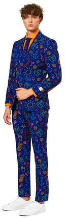 OppoSuits Men's Suits Doodle Dude