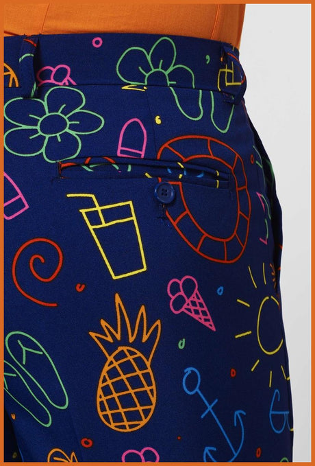 OppoSuits Men's Suits Doodle Dude