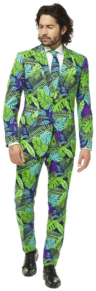 Tropical OppoSuits Men's Juicy Jungle Suit for Parties Events and Themed Celebrations