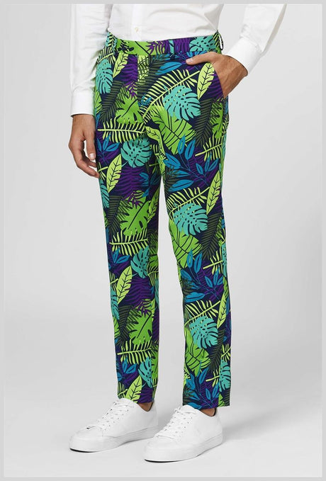 Tropical OppoSuits Men's Juicy Jungle Suit for Parties Events and Themed Celebrations