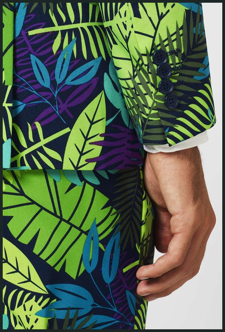 Tropical OppoSuits Men's Juicy Jungle Suit for Parties Events and Themed Celebrations