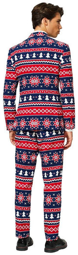 OppoSuits Nordic Noel Suit for Christmas Parties Holiday Events and Festive Celebrations