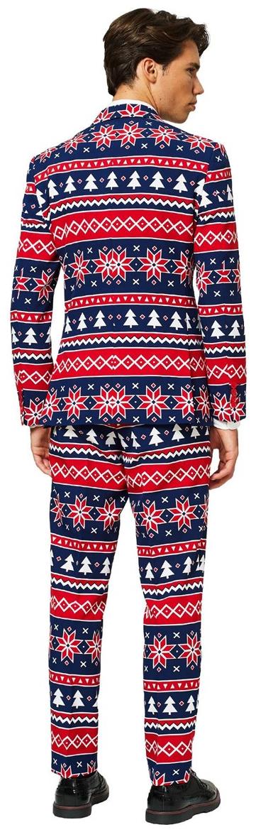 OppoSuits Nordic Noel Suit for Christmas Parties Holiday Events and Festive Celebrations
