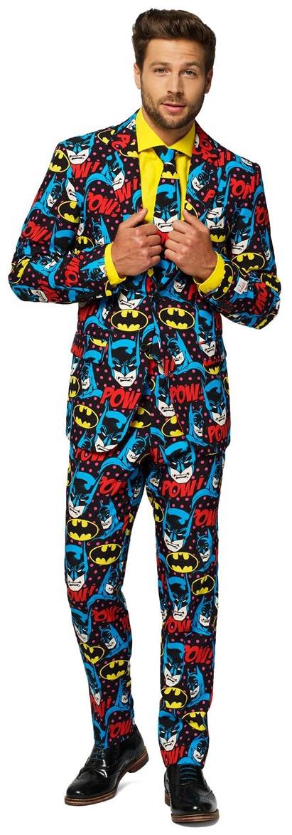 OppoSuits Dark Knight Suit for Cosplay Halloween Events and Superhero Dress Up