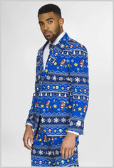 Officially Licensed OppoSuits Merry Mario Suit for Holiday Parties and Themed Events
