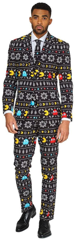 OppoSuits Men's Suits Winter PAC-MANT