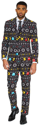 OppoSuits Men's Suits Winter PAC-MANT