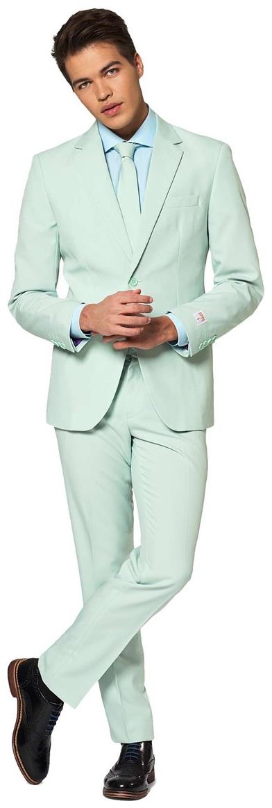 Stylish OppoSuits Men's Magic Mint Suit for Summer Weddings and Race Day Events