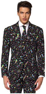 Stylish OppoSuits Disco Dude Suit for Parties Celebrations and Halloween Events