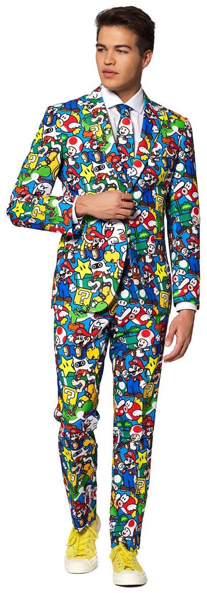 OppoSuits Super Mario Costume for Halloween Parties Themed Events and Fun Celebrations