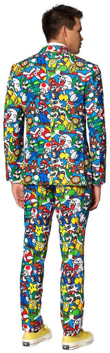 OppoSuits Men's Suits Super MarioT