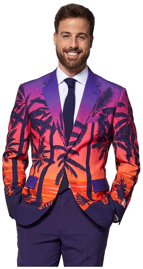 OppoSuits Men's Suits Suave Sunset