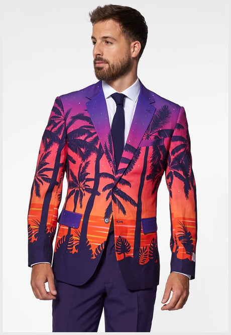 OppoSuits Men's Suits Suave Sunset