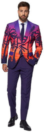 OppoSuits Men's Suits Suave Sunset