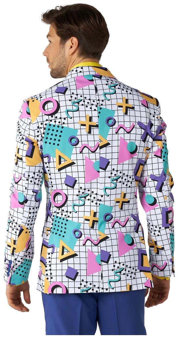 Stylish OppoSuits Memphis Master Suit for Retro Parties Halloween Events and Themed Celebrations
