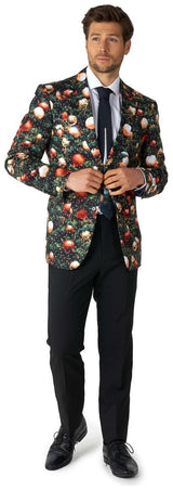 OppoSuits Shine Pine Suit for Christmas Holidays Parties and Festive Celebrations