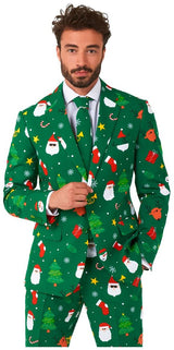 OppoSuits Men's Suits Festivity Green