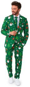 OppoSuits Men's Suits Festivity Green