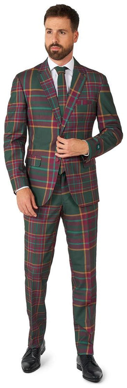 Stylish OppoSuits Men's Mixed Mesh Suit for Parties and Special Events