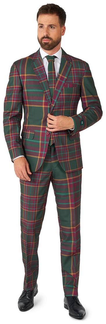 Stylish OppoSuits Men's Mixed Mesh Suit for Parties and Special Events