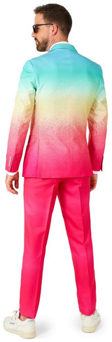 Colorful Opposuits Funky Fade Suit for Festivals Office Parties Pride Events and Fashion Statements