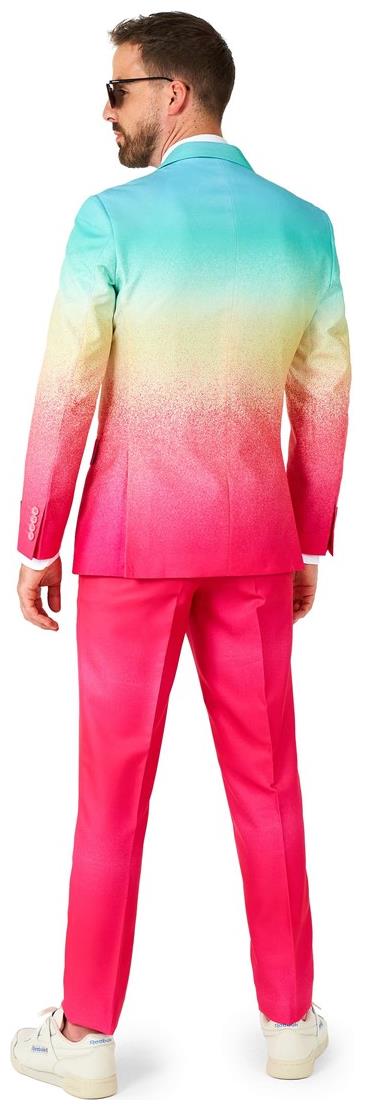 Colorful Opposuits Funky Fade Suit for Festivals Office Parties Pride Events and Fashion Statements