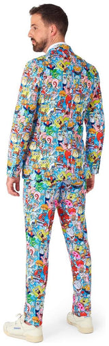 OppoSuits SpongeBob Suit for Halloween Parties Comic Cons and Fun Dress Occasions