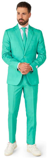 Vibrant OppoSuits Trendy Turquoise Suit for Stylish Events Parties and Celebrations