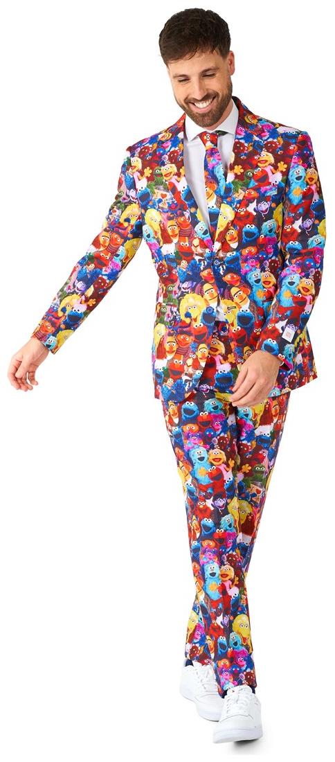 OppoSuits Sesame Street Suit for Nostalgic Parties and Fun Costume Events