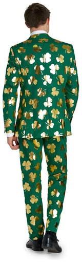 OppoSuits Mr Clover Clover Suit for St Patrick's Day Parties Events and Festive Celebrations