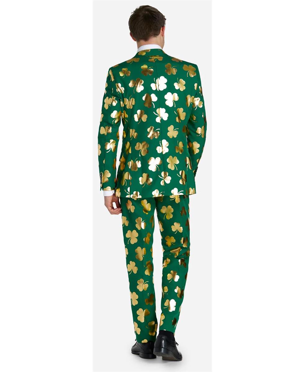 OppoSuits Men's Suits Mr. Clover Clover
