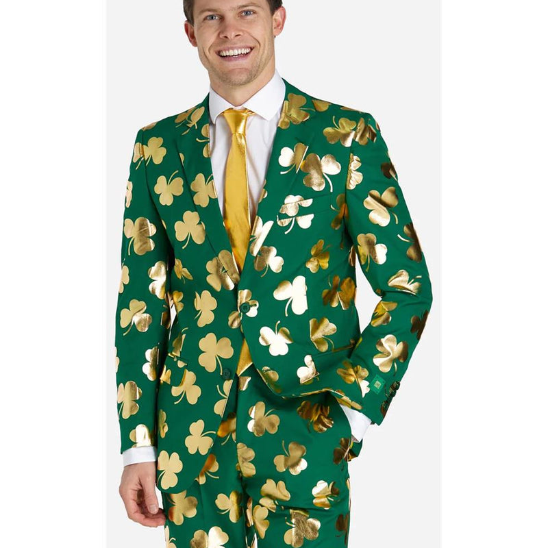 OppoSuits Men's Suits Mr. Clover Clover