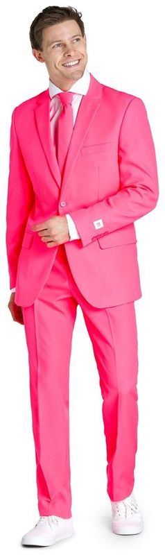 OppoSuits Men's Suits Neon Pink Power
