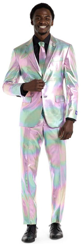 OppoSuits Men's Proper Pearly Suit for Holiday Celebrations Parties and Festive Events
