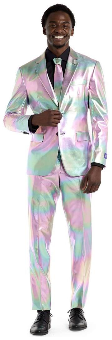 OppoSuits Men's Suits Proper Pearly