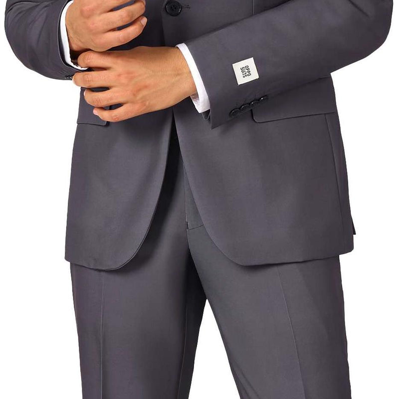 Stylish OppoSuits Men's Charcool Suit for Holiday Events Birthdays and Special Occasions