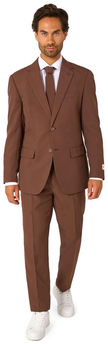 OppoSuits Men's Suits Bold Brown