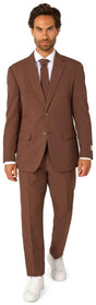 OppoSuits Men's Suits Bold Brown