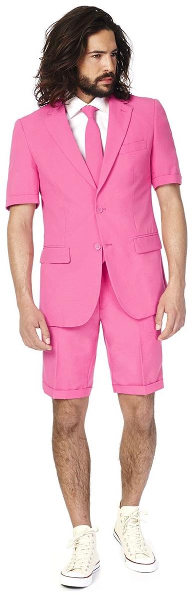 OppoSuits Summer Suit Mr Pink for Weddings Job Interviews and Special Events