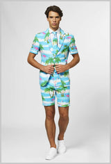 OppoSuits Men's Summer Suits SUMMER Flaminguy