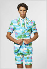 OppoSuits Men's Summer Suits SUMMER Flaminguy