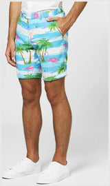 OppoSuits Men's Summer Flaminguy Tropical Suit for Summer Parties Events and Beach Holidays