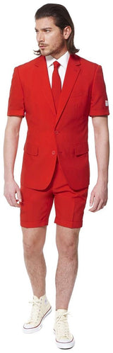 OppoSuits Red Devil Summer Suit for Costume Parties Festive Celebrations and Events