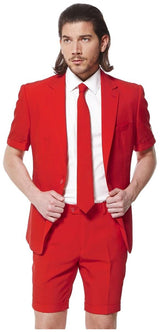 OppoSuits Red Devil Summer Suit for Costume Parties Festive Celebrations and Events