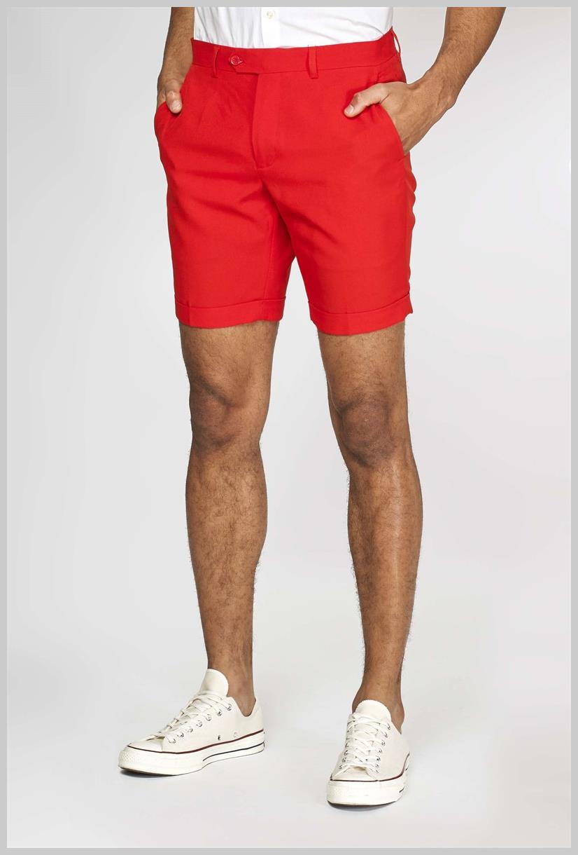 OppoSuits Men's Summer Suits SUMMER Red Devil