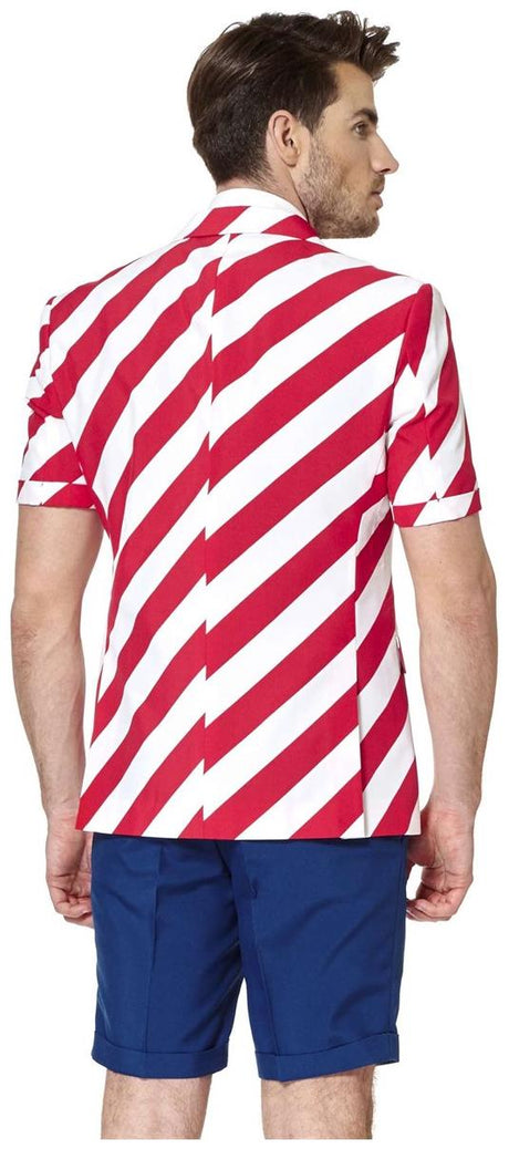 OppoSuits Patriotic Summer Suit for 4th of July Parties Campaign Rallies and Olympic Events