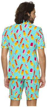 Cool OppoSuits Men's Summer Suit for Beach Parties BBQ Events and Summer Celebrations