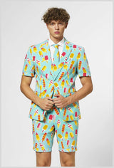 Cool OppoSuits Men's Summer Suit for Beach Parties BBQ Events and Summer Celebrations